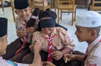 Giat Pramuka; Praktik Tali Temali Benda Mini dan Kemampuan Indera Manusia