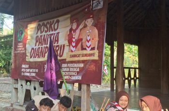 SMP Cahaya Quran IBS Ikuti Gladian Pimpinan Regu (Dian Pinru) Sako Ma’arif NU Babat