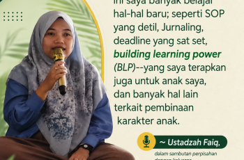 Pamit Pisah Ustadzah Faiqotur Rohmah
